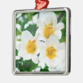 Witte lib - Lilium candidum Metalen Ornament (Links)