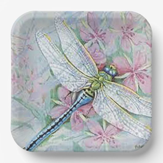 "Witte Libel" Papieren Bordje (Voorkant)