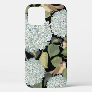 Witte, lichtblauwe hormonenziekte met groene blade Case-Mate iPhone case