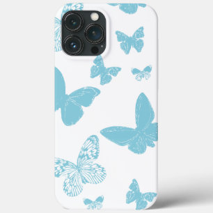 witte lichte blauwe zwarte buikvlies Case-Mate iPhone case