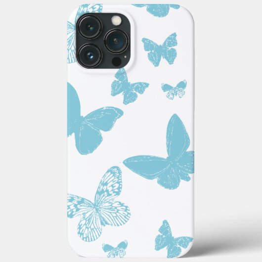 witte lichte blauwe zwarte buikvlies Case-Mate iPhone case (Achterkant)