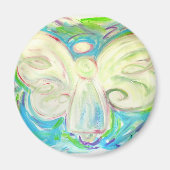 Witte Lichte Engel Magneet (Voorkant)