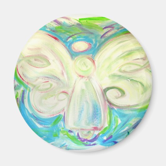 Witte Lichte Engel Magneet (Voorkant)