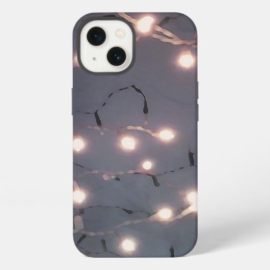 Witte lichten iPhone hoesje (Achterkant)