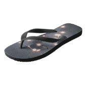 Witte lichten teenslippers (Schuin)