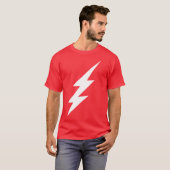 WITTE LIGHTENT BOLT T-SHIRT (Voorkant volledig)