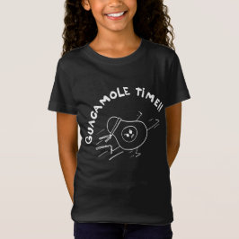 Witte lijn in guacamole-tijd t-shirt