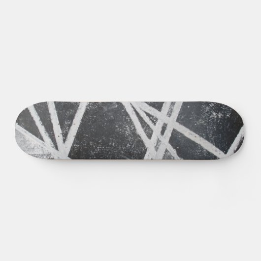 Witte lijnen Extreme Graffiti Persoonlijk Skateboard (Horizontaal)