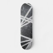 Witte lijnen Extreme Graffiti Persoonlijk Skateboard (Voorkant)