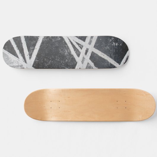 Witte lijnen Extreme Graffiti Persoonlijk Skateboard (Horizontaal)