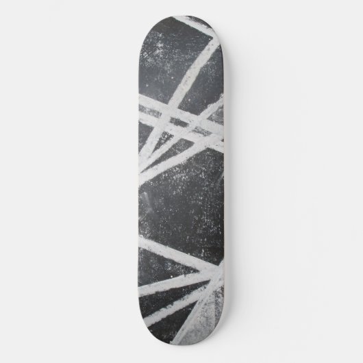 Witte lijnen Extreme Graffiti Persoonlijk Skateboard (Voorkant)