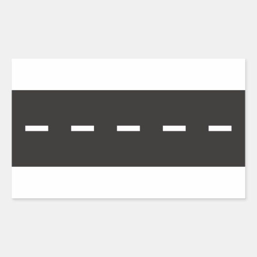 Witte lijnen Stickers (Voorkant)