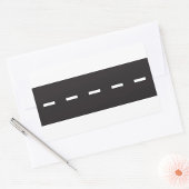 Witte lijnen Stickers