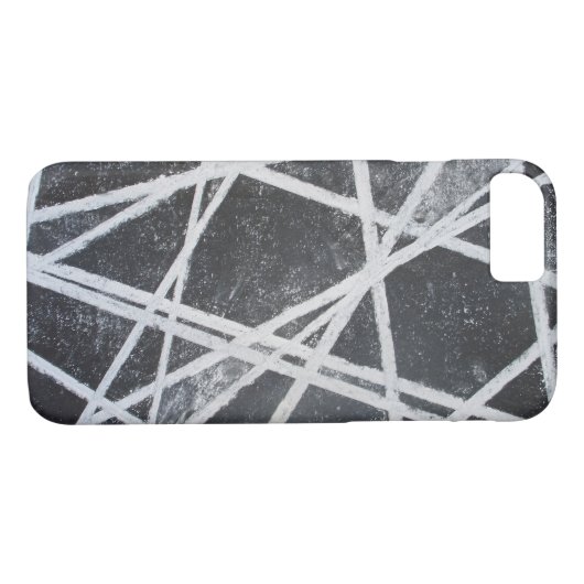 Witte Lijnen zwarte ruimtes cool abstract Case-Mate iPhone Case (Achterkant (Horizontaal))