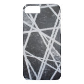 Witte Lijnen zwarte ruimtes cool abstract Case-Mate iPhone Case (Achterkant)