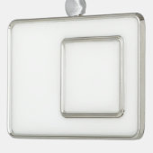 Witte lijst kerstornament (Links)