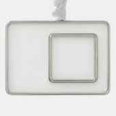 Witte lijst kerstornament (Voorkant)