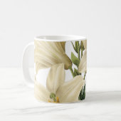 Witte likeur (Lilium candidum) van Redouté Koffiemok (Voorkant links)