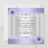  witte Lila feestdag drijft elke leeftijd Kaart (Achterkant)