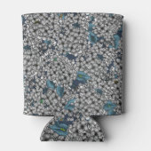 Witte Lila tuin Blikjeskoeler (Achterkant)