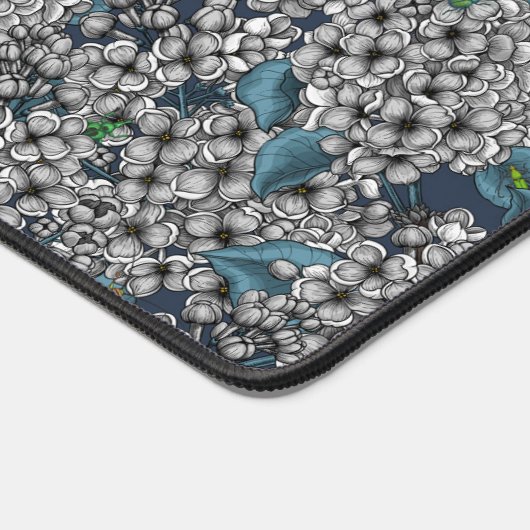 Witte Lila tuin Bureaumat (Hoek)