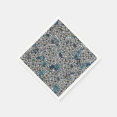 Witte Lila tuin Servet (Hoek)