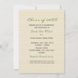  witte lilly graduation party kaart