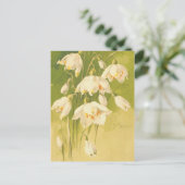 -witte Lily van de vallei Briefkaart (Staand voorkant)