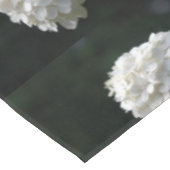 Witte Lime Hortensia Bloemstuk Tafelkleed (Gekanteld)