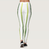 Witte Limoen met fijne kleverige tintjes Leggings (Achterkant)