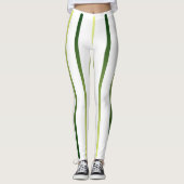 Witte Limoen met fijne kleverige tintjes Leggings (Voorkant)
