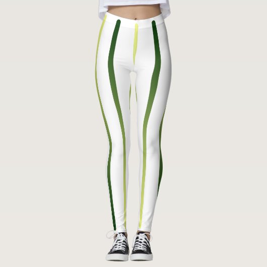 Witte Limoen met fijne kleverige tintjes Leggings (Voorkant)
