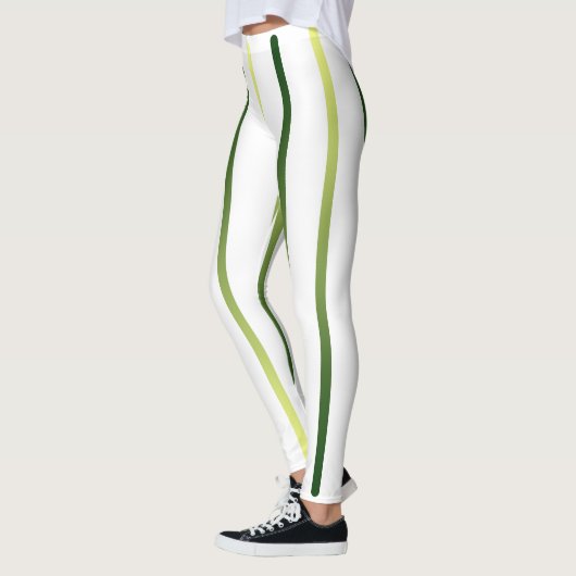 Witte Limoen met fijne kleverige tintjes Leggings (Links)
