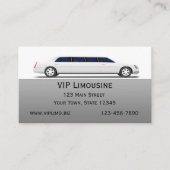 Witte Limousine Visitekaartje (Voorkant)