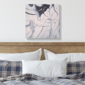 Witte linnen 12x12 Acrylverf voor Abstract gebruik Canvas Afdruk (Insitu (Slaapkamer))