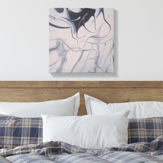 Witte linnen 12x12 Acrylverf voor Abstract gebruik Canvas Afdruk (Insitu (Slaapkamer))