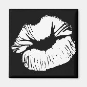 Witte lippen magneet (Voorkant)