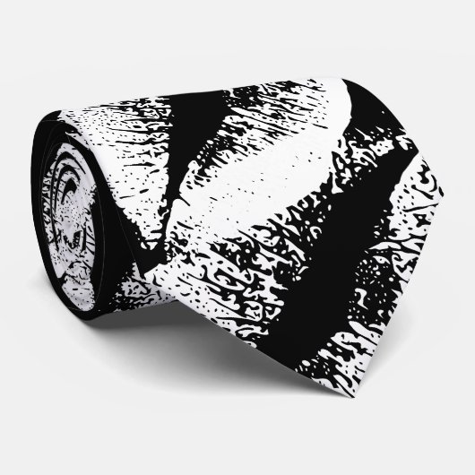 Witte lippen stropdas (Opgerold)