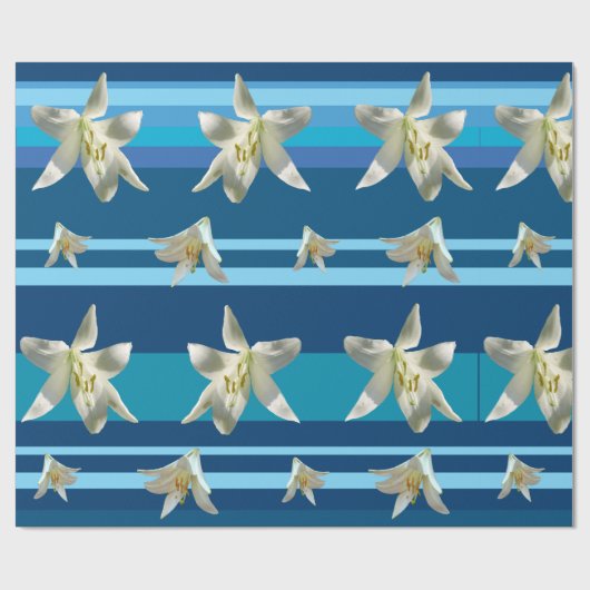 Witte liumvloeren en stripes omslagpapier cadeaupapier (Vlak)