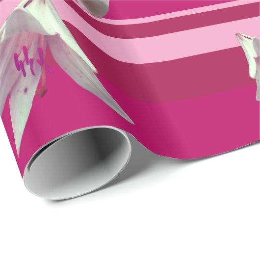 Witte liumvloeren en stripes omslagpapier cadeaupapier (Rol Hoek)
