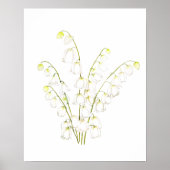 witte lly uit valley 2021 poster (Voorkant)