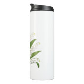 witte lly van de waterverf van de vallei thermosbeker (Geroteerd rechts)