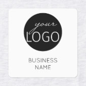 Witte Logo - Aangepast merk voor kleding voor zake Labels (Design 2)