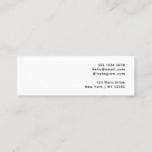 Witte Logo | Aangepaste sieraden Stud Oorbel Brand