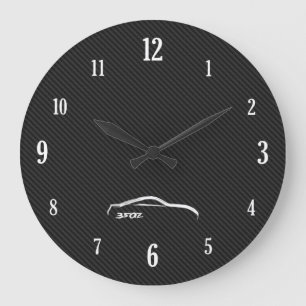 Witte Logo van 350Z-penseelstreek Grote Klok