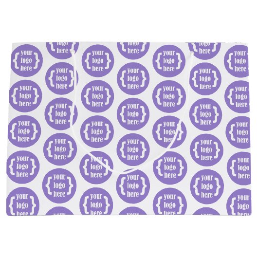 Witte, Logo's relatiegeschenkzak Groot Cadeauzakje (Voorkant)