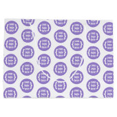 Witte, Logo's relatiegeschenkzak Groot Cadeauzakje (Achterkant)