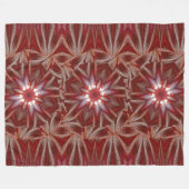 Witte Lotus 12 Fleece Deken (Voorkant (Horizontaal))