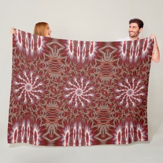 Witte Lotus 13 Fleece Deken (In situ)