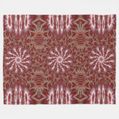 Witte Lotus 13 Fleece Deken (Voorkant (Horizontaal))